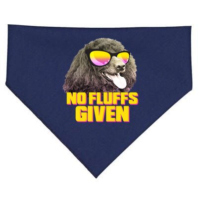 No Fluffs Given Poodle USA-Made Doggie Bandana