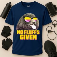 No Fluffs Given Poodle Cooling Performance Crew T-Shirt