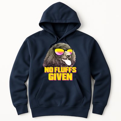 No Fluffs Given Poodle Hoodie