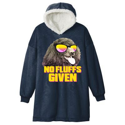 No Fluffs Given Poodle Hooded Wearable Blanket