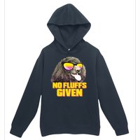 No Fluffs Given Poodle Urban Pullover Hoodie