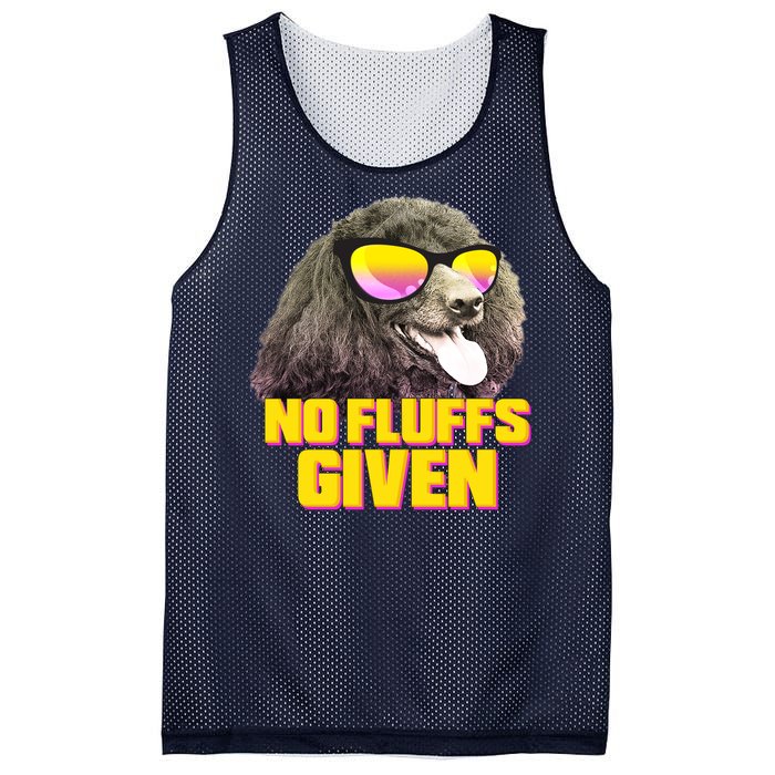 No Fluffs Given Poodle Mesh Reversible Basketball Jersey Tank