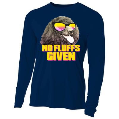 No Fluffs Given Poodle Cooling Performance Long Sleeve Crew