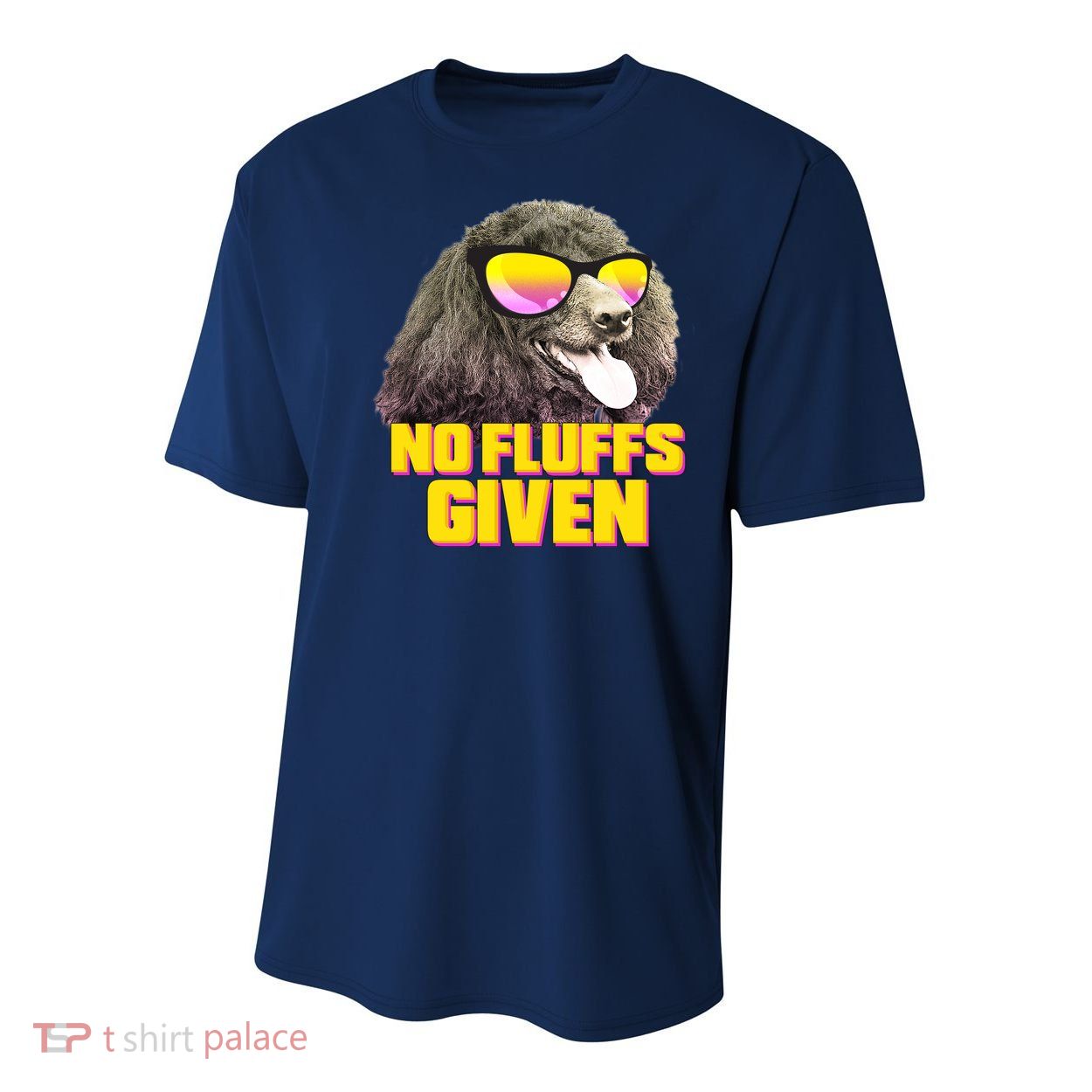 No Fluffs Given Poodle Youth Performance Sprint T-Shirt