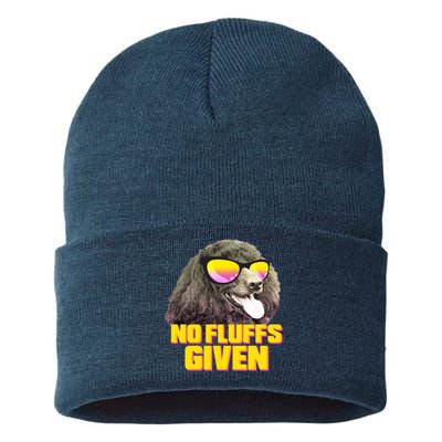 No Fluffs Given Poodle Sustainable Knit Beanie