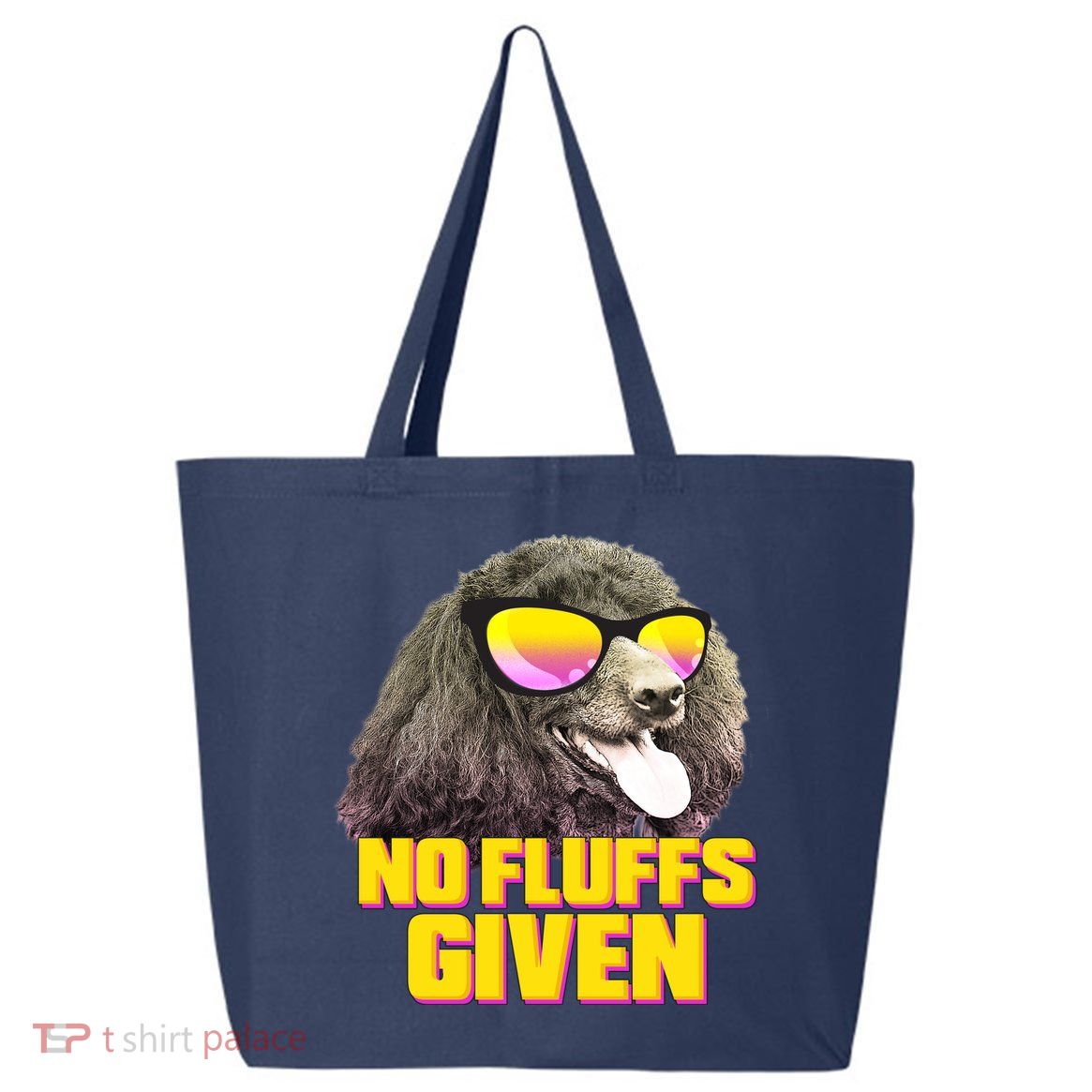 No Fluffs Given Poodle 25L Jumbo Tote
