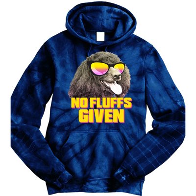 No Fluffs Given Poodle Tie Dye Hoodie