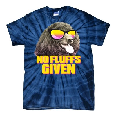 No Fluffs Given Poodle Tie-Dye T-Shirt