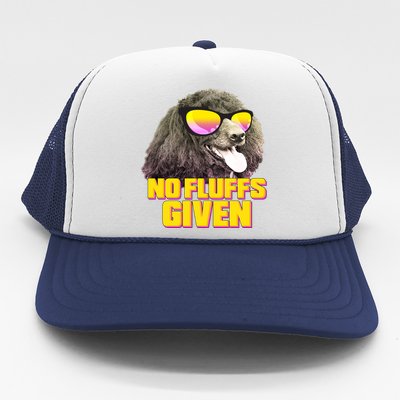 No Fluffs Given Poodle Trucker Hat