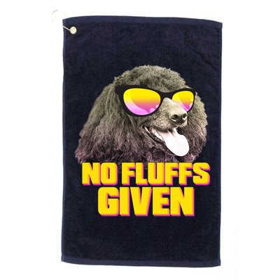 No Fluffs Given Poodle Golf Towel
