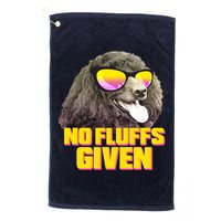No Fluffs Given Poodle Golf Towel