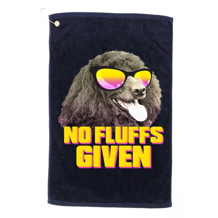 No Fluffs Given Poodle Golf Towel