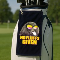 No Fluffs Given Poodle Golf Towel