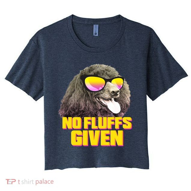 No Fluffs Given Poodle Crop Top