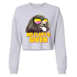 No Fluffs Given Poodle Cropped Pullover Crew