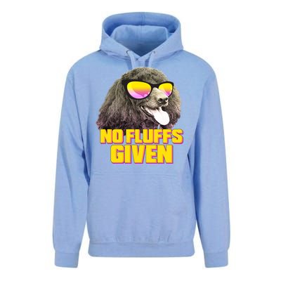 No Fluffs Given Poodle Unisex Surf Hoodie