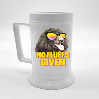 No Fluffs Given Poodle Beer Stein