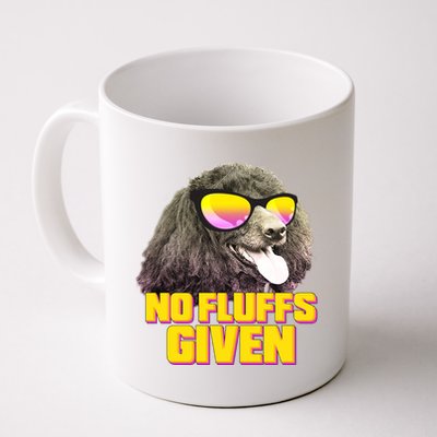 No Fluffs Given Poodle Coffee Mug