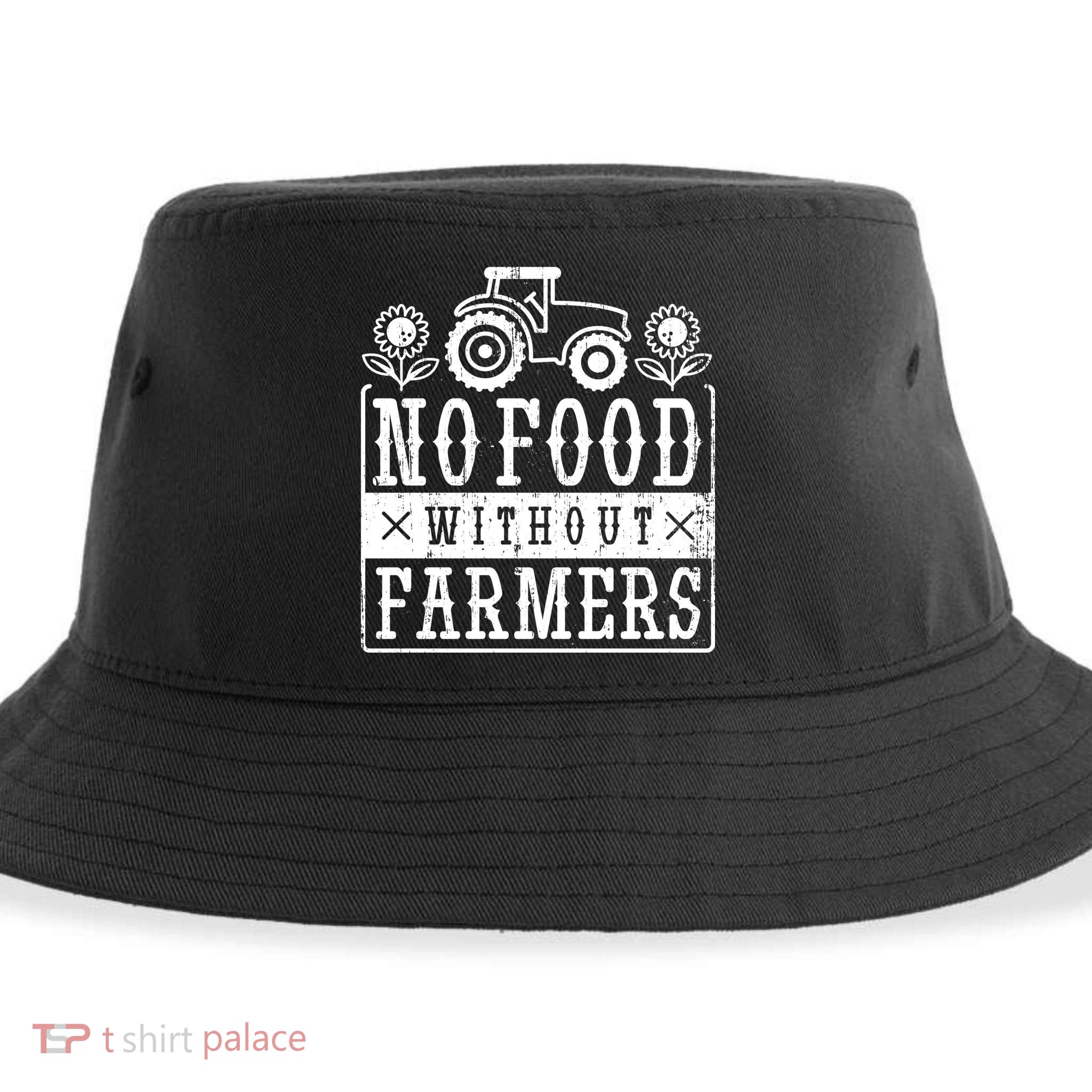 No Food Without Farmers Sustainable Bucket Hat
