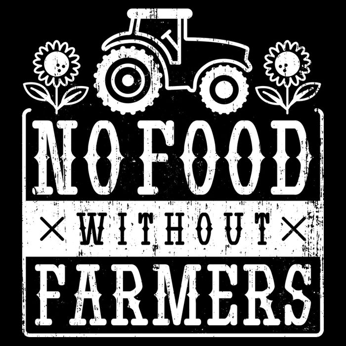 No Food Without Farmers Bucket Hat