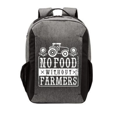 No Food Without Farmers Vector Backpack