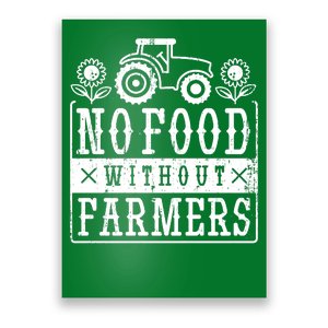 No Food Without Farmers Poster