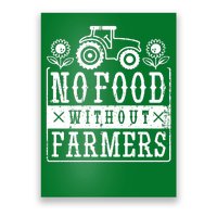 No Food Without Farmers Poster