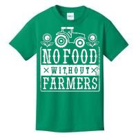 No Food Without Farmers Kids T-Shirt