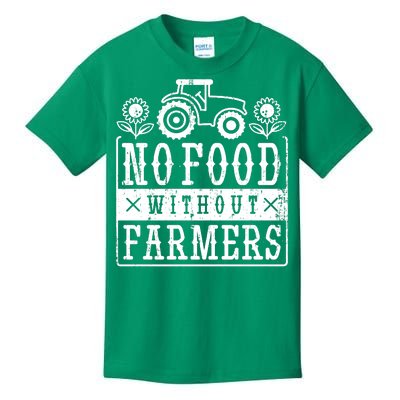 No Food Without Farmers Kids T-Shirt