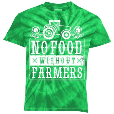 No Food Without Farmers Kids Tie-Dye T-Shirt