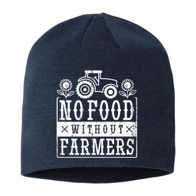 No Food Without Farmers Sustainable Beanie