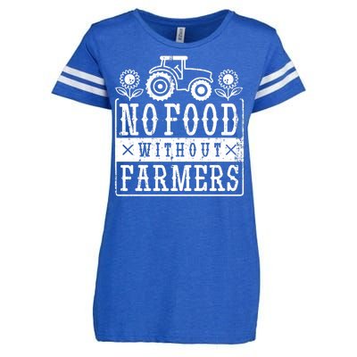 No Food Without Farmers Enza Ladies Jersey Football T-Shirt