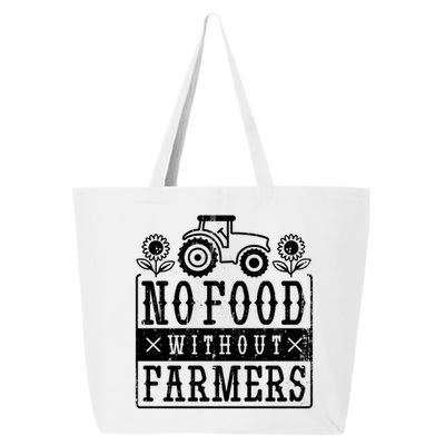 No Food Without Farmers 25L Jumbo Tote