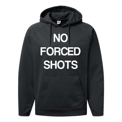 No Forced Shots Performance Fleece Hoodie