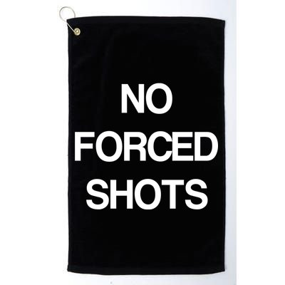 No Forced Shots Golf Towel