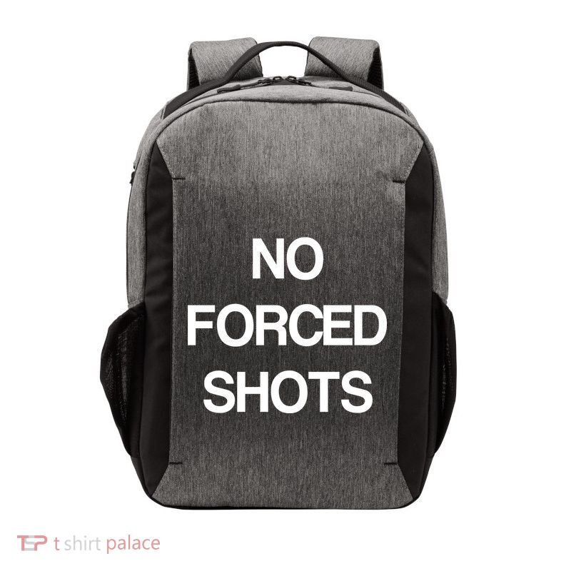 No Forced Shots Vector Backpack