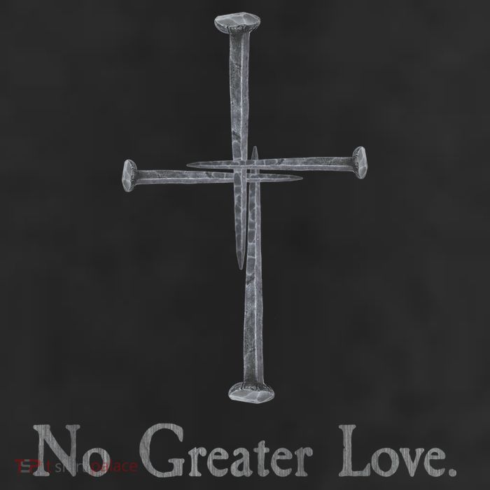 No Greater Love. Jesus Nailed To the Cross Christian 11oz C Handle Ceramic Mug