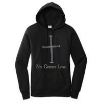 No Greater Love. Jesus Nailed To the Cross Christian Women's Pullover Hoodie