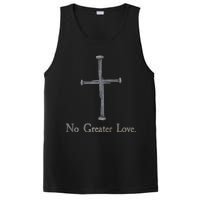 No Greater Love. Jesus Nailed To the Cross Christian PosiCharge Competitor Tank