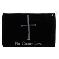 No Greater Love. Jesus Nailed To the Cross Christian Grommeted Golf Towel