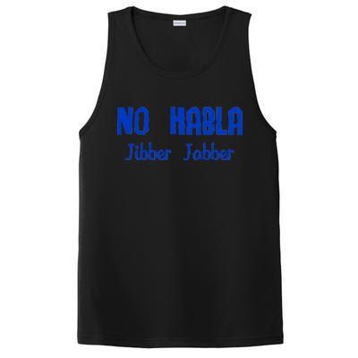 No Habla Jibber Jabber Spanish PosiCharge Competitor Tank