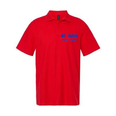 No Habla Jibber Jabber Spanish Softstyle Adult Sport Polo