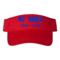 No Habla Jibber Jabber Spanish Visor