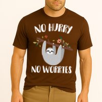 No Hurry No Worries Lazy Sloth Performance Shirt