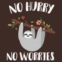 No Hurry No Worries Lazy Sloth Cooling Performance Long Sleeve Crew