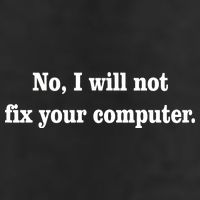 No I Will Not Fix Your Computer Garment-Dyed Fleece Hoodie