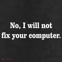 No I Will Not Fix Your Computer Golf Towel