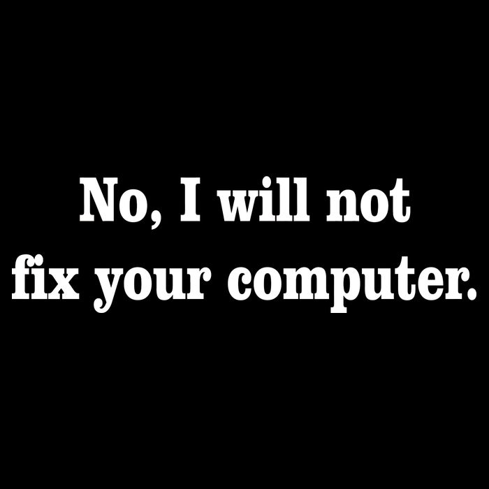 No I Will Not Fix Your Computer Full Zip Hoodie