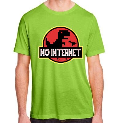 No Internet T-Rex Adult ChromaSoft Performance T-Shirt