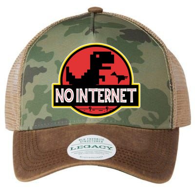 No Internet T-Rex Legacy Tie Dye Trucker Hat